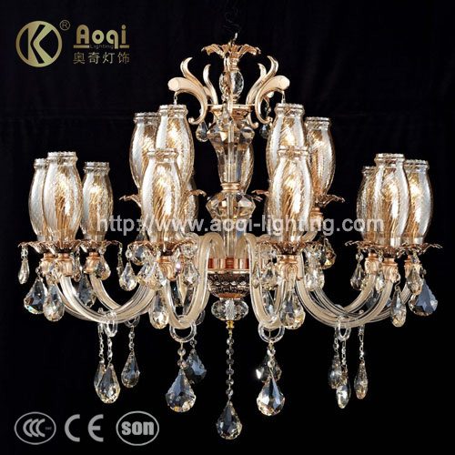 Modern Simple Crystal Chandelier for Indoor (AQ20040-10+5)