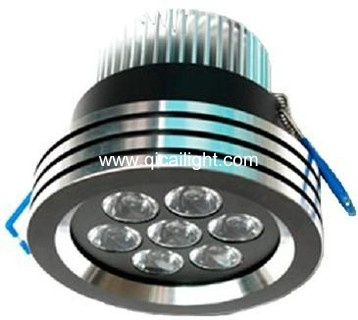 7x1W High Power LED Down Light (QC-DL-7x1W-95MM-B9)