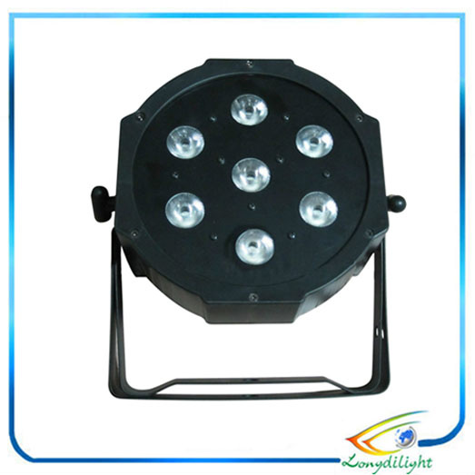 7*10W 4in1 LED Flat PAR Light for Stage