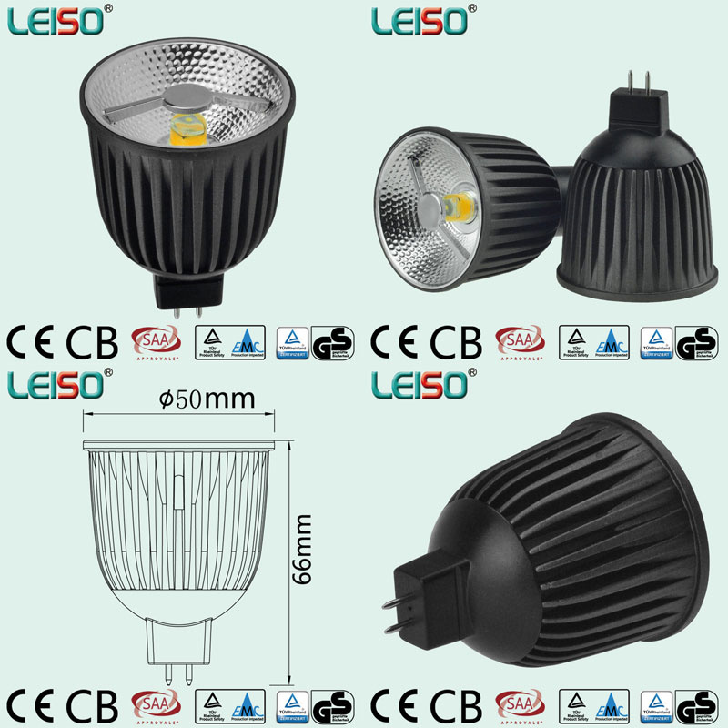 6W MR16 98ra CREE Chip 3D COB LED Spotlight (LS-S006-MR16)