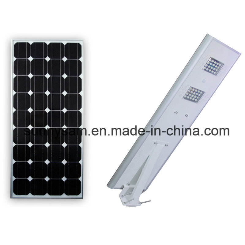 25W Integrated Solar LED Street Light with Motion Sensor