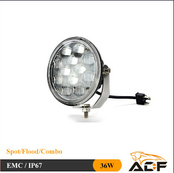 CREE 36W IP67 3D 4D Forklifts Excavator LED Work Light