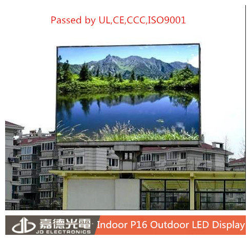 Large Viewing Angle P16 Full Color Outdoor LED Display