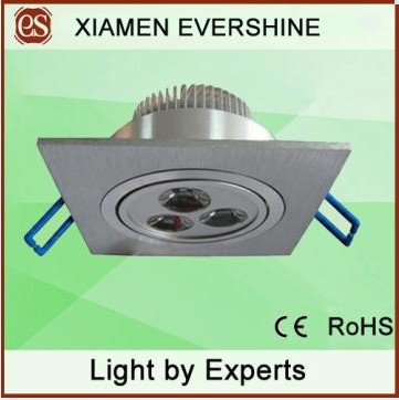 LED Ceiling Light, 3x1w, High Power LED (ES-LD03WWNG092020)