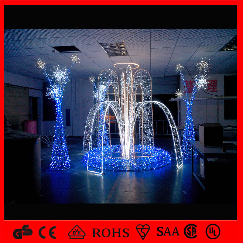 Garden LED Light Fountain Motif Light