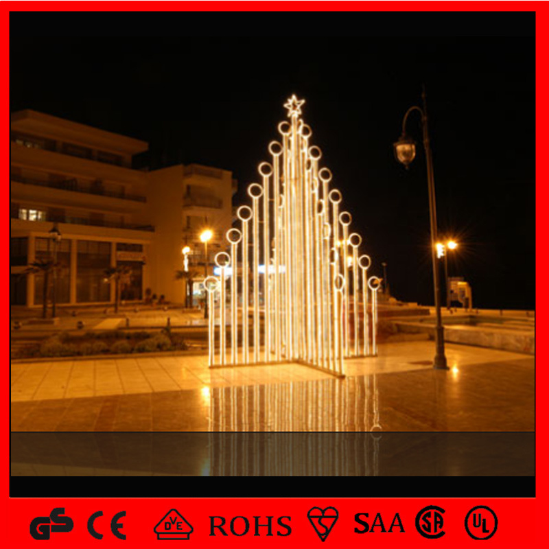 Modern Design Outdoor Decorative LED Christmas Square Decoration Light