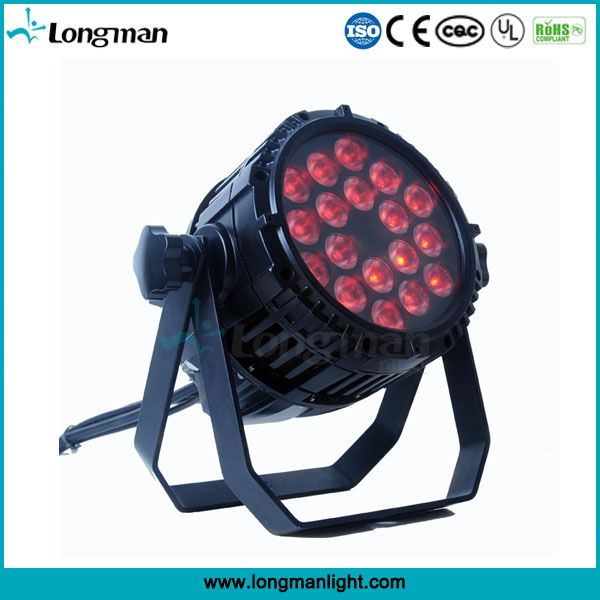 CE Outdoor 18*10W RGBW DMX LED PAR Disco Lights