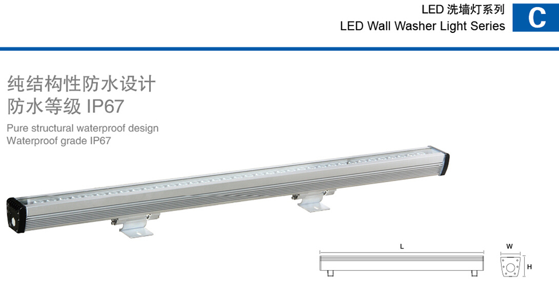 Waterproof IP65 12W/18W/24W/36W LED Outdoor Wall Washer Lamp