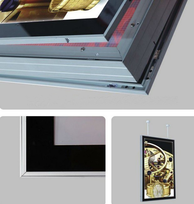 Magnetic LED Slim Light Box; Double Sided for Window Show Advertising