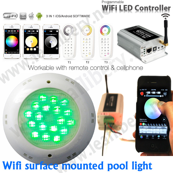 RGB Underwater Light for Salt Water, LED Swimming Pool Lighting for Salt Water