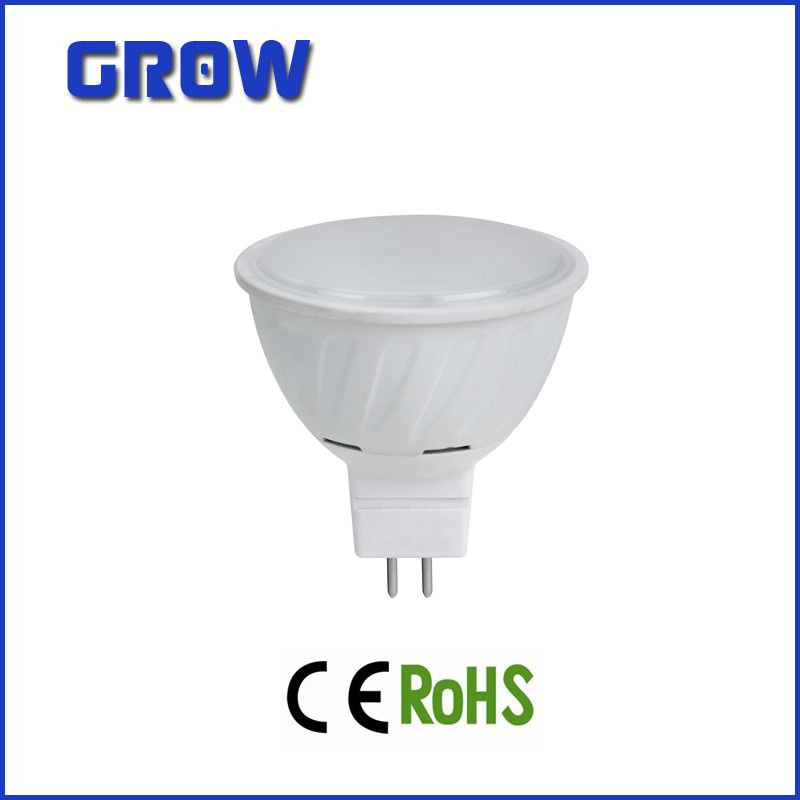 7W SMD MR16 Plastic+Aluminum LED Spotlight