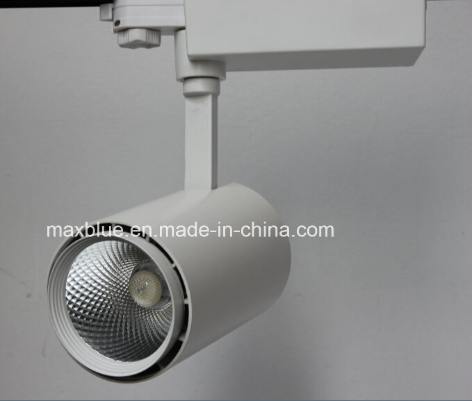 30W Black/White Housing CREE COB LED Track Spotlight