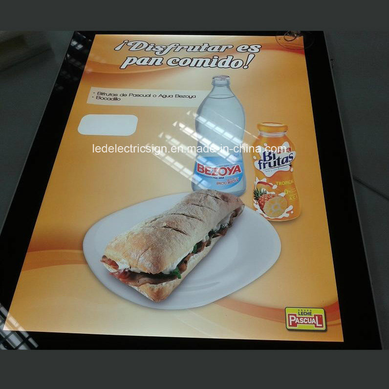 Fast Food Advertising LED Ultra-Thin Light Box