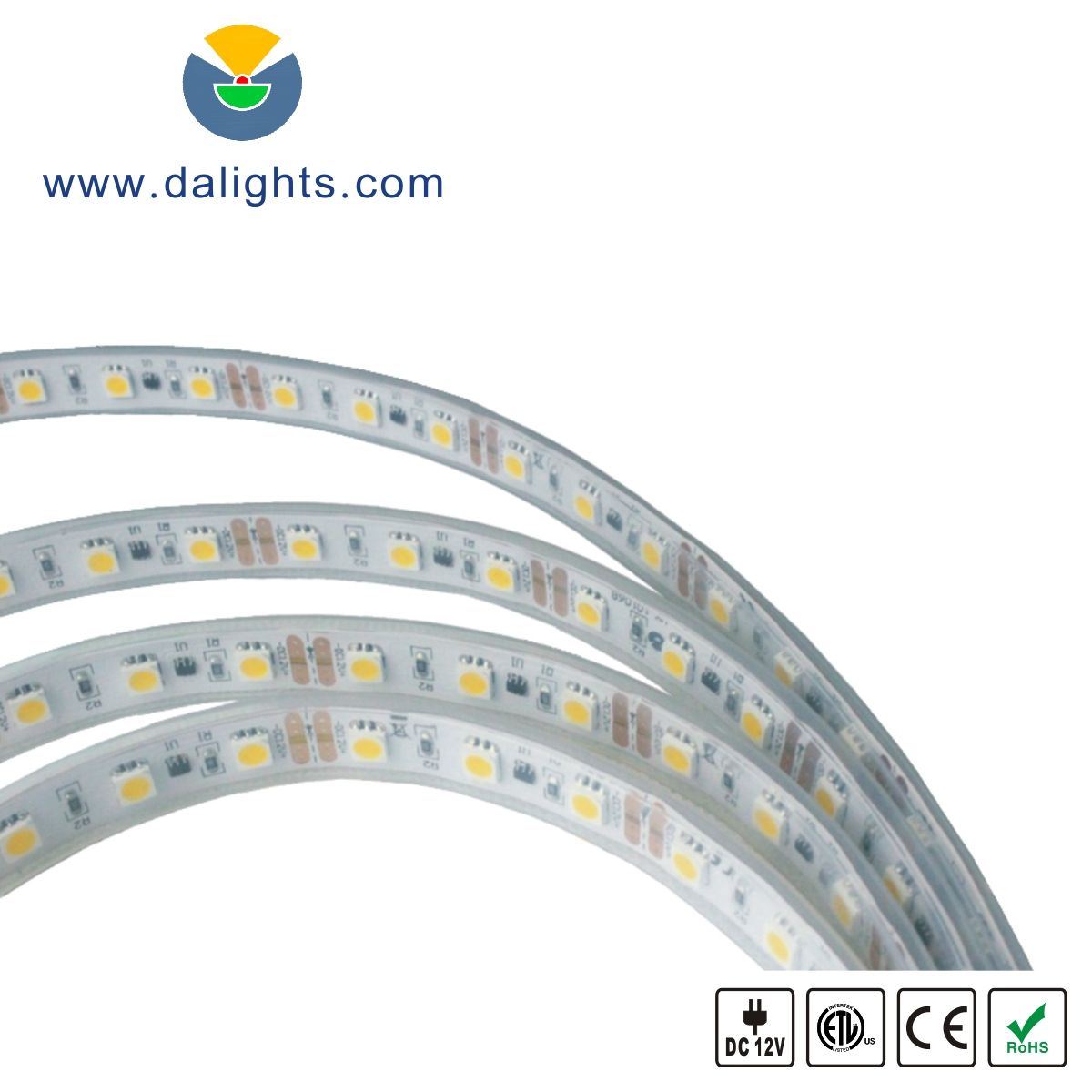5050 DC12V 12mm Watherproof LED Strip Light