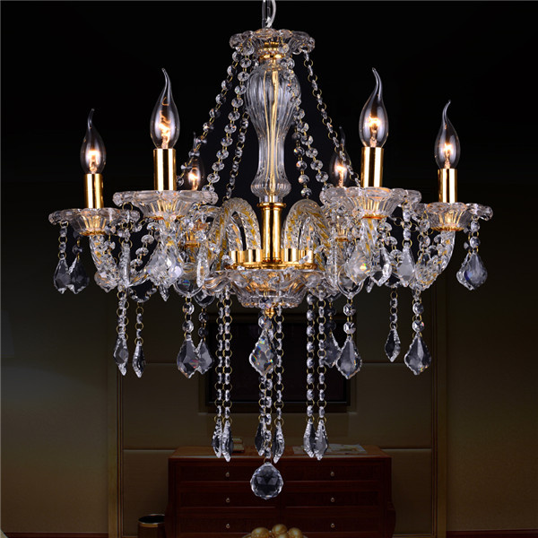 Modern Luxury Crystal Pendant Candle Chandelier Td-J8019