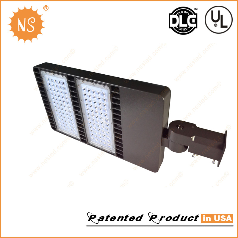 DLC 300W LED Parking Lot Light, LED Shoebox Light, LED Street Light