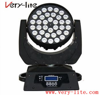 36*10W 4in1 RGBW LED Moving Head Zoom Stage Light