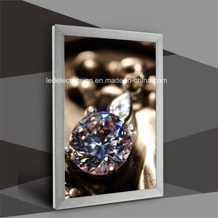 Round Corner Slim LED Light Box for Advertising Display