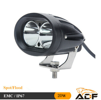 Blue Ray 20W LED Warning Work Light LED Car Light for Forklift Excavator