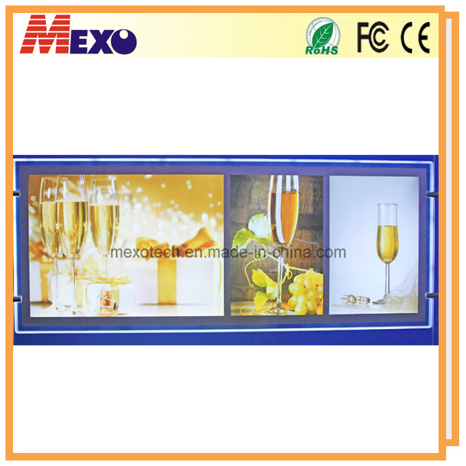 Mulit-Window Display Double Side LED Acrylic Advertising Light Box