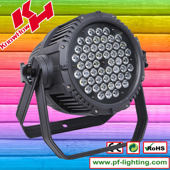 54PCS*3W RGBW Waterproof LED PAR