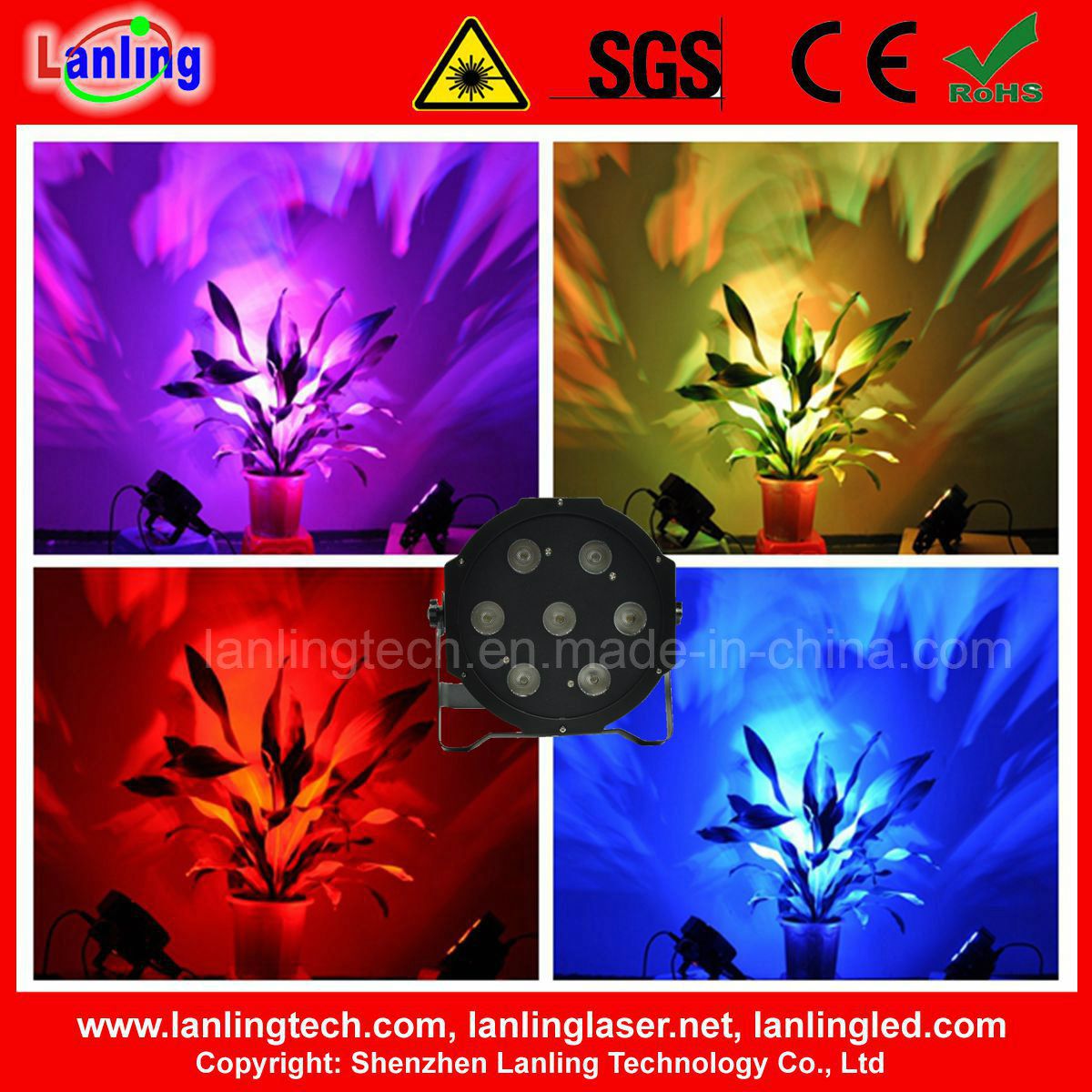 70W 4in1 Super Bright LED PAR Light