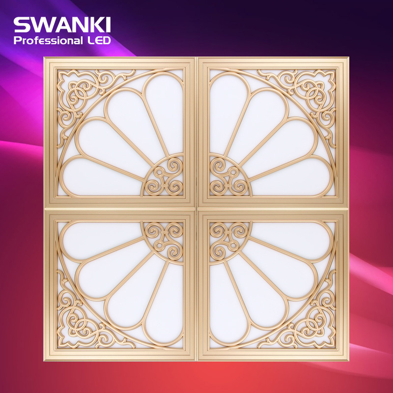 LED Gold Energy Saving Decorate Square Panel Light