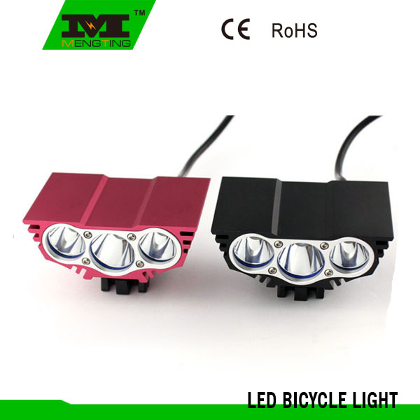 High Power 3*CREE T6 LED Rechargeable Bike Light (MT-8612)