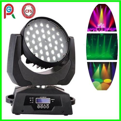 RGBW 36X10W Wash LED Moving Head Light with Zoom