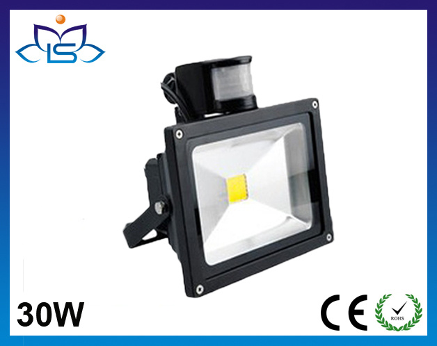 PIR Motion Sensor 30W LED Flood Light for Garden