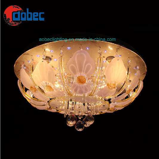 LED Crystal Chandelier with 3-Way Remote Controller