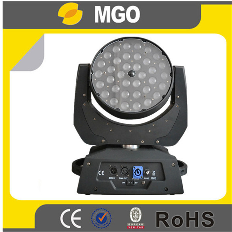 36*10W LED Zoom Beam Moving Head Wash DJ Light