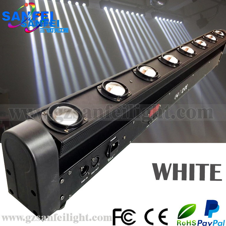 8PCS 10W Moving Head Beam Disco Stage Effect Light