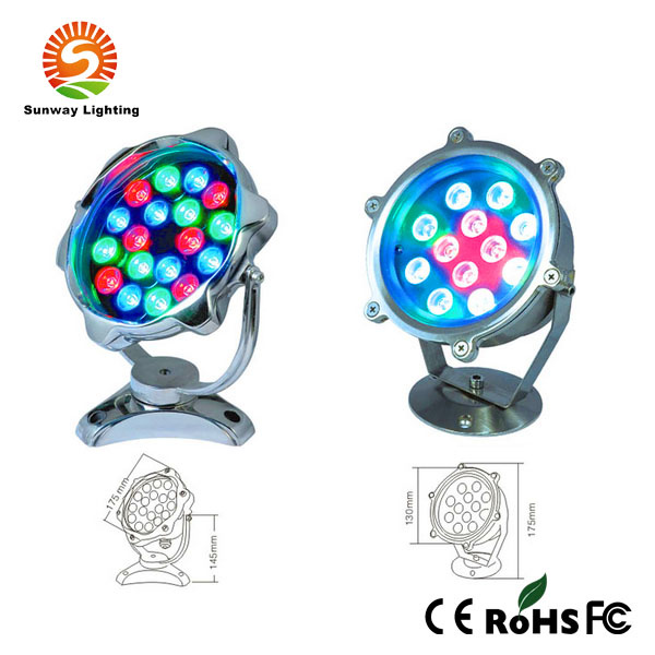 18W Underwater LED Lights for Fountains