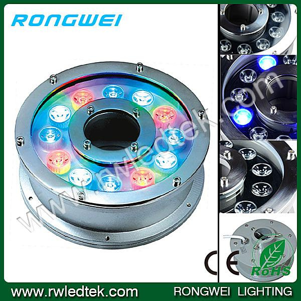 Epistar Chips Stainless Steel Tricolor LED Underwater Boat Lights