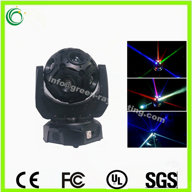 12PCS RGBW LED Beam Football LED Moving Head Stage Light