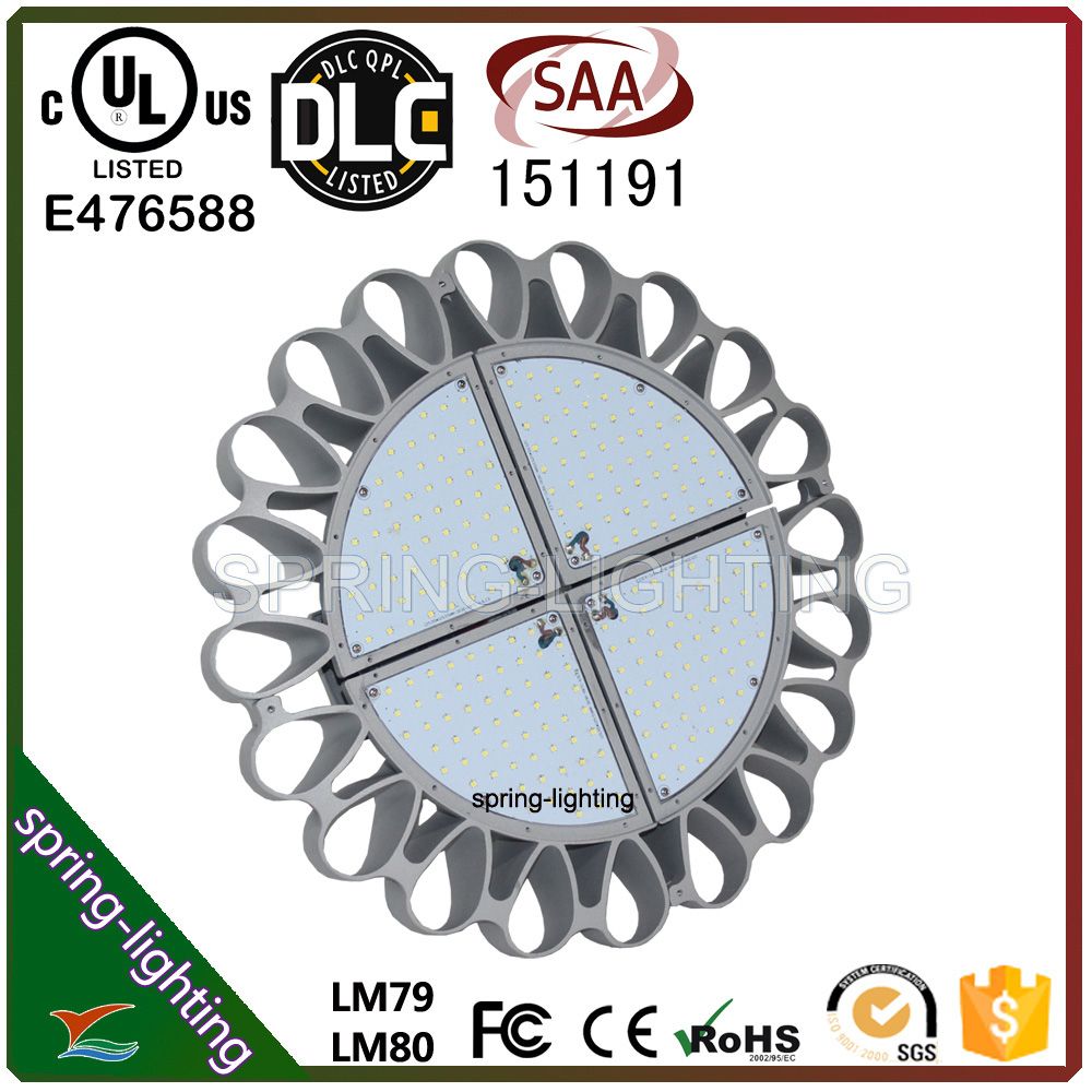 Dlc UL Approved 150W UFO Type Flower Design IP65 LED High Bay Light