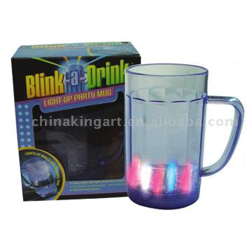 LED Lighting Beer Mugs (3135)