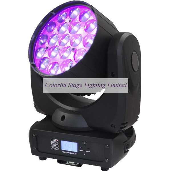 19*12W RGBW 4in1 Adj Zoom LED Stage Light