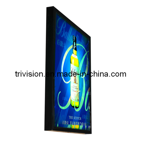 Small Size Ultra Slim Scrolling System Advertising Aluminium Light Box