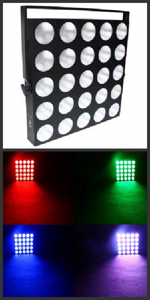 Professional 25PCS 10W COB RGB 3in1 LED Wall Washer