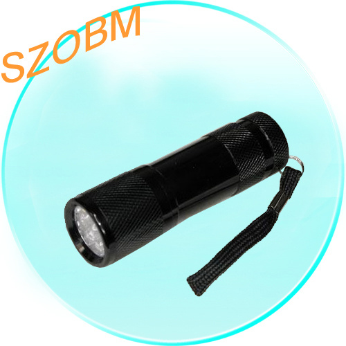 9LED UV Light 395-400nm LED Flashlight