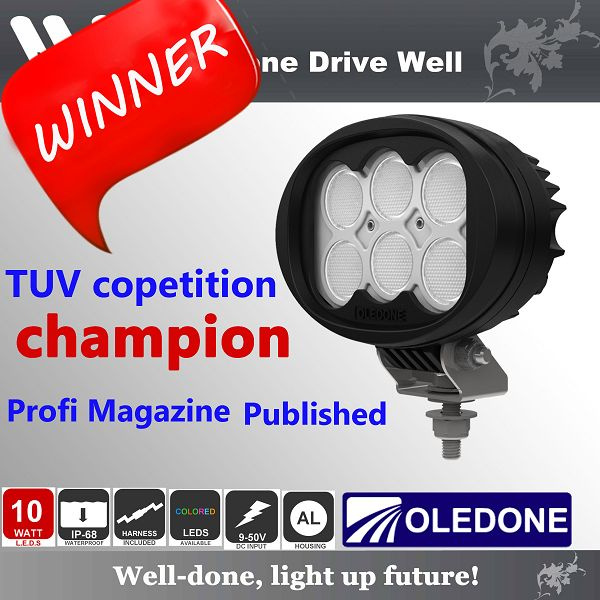 60W 5400lms Super Bright Offroad LED Work Light
