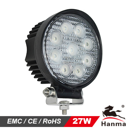 27W Construction Equipment LED Work Light