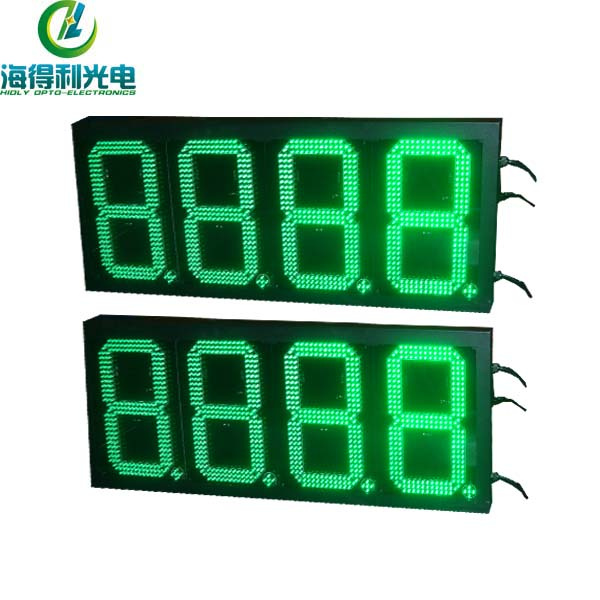 12inch Green IP65 LED 7 Segment Display (GAS12ZG8888TB)