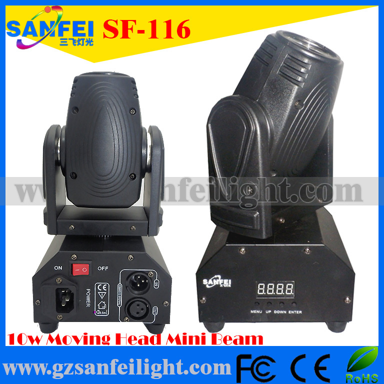 10W RGBW 4in1 LED Beam Moving Head DJ Lights