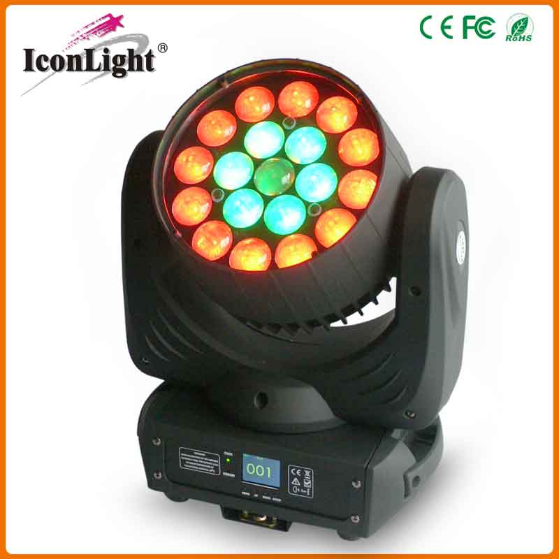 New 19pcsx10W LED Zoom Moving Head Light for DJ Disco