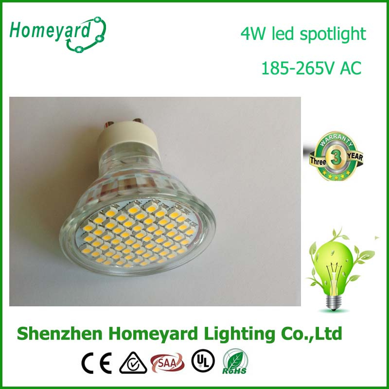 2years Warranty 4W SMD GU10 LED Spotlight