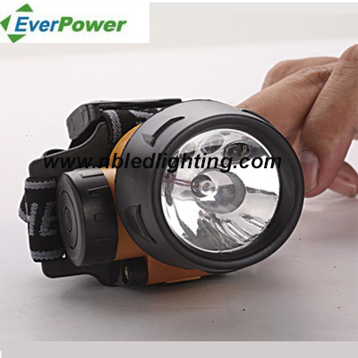 3PCS LED+1 Krypton LED Headlamp (HL-1006)