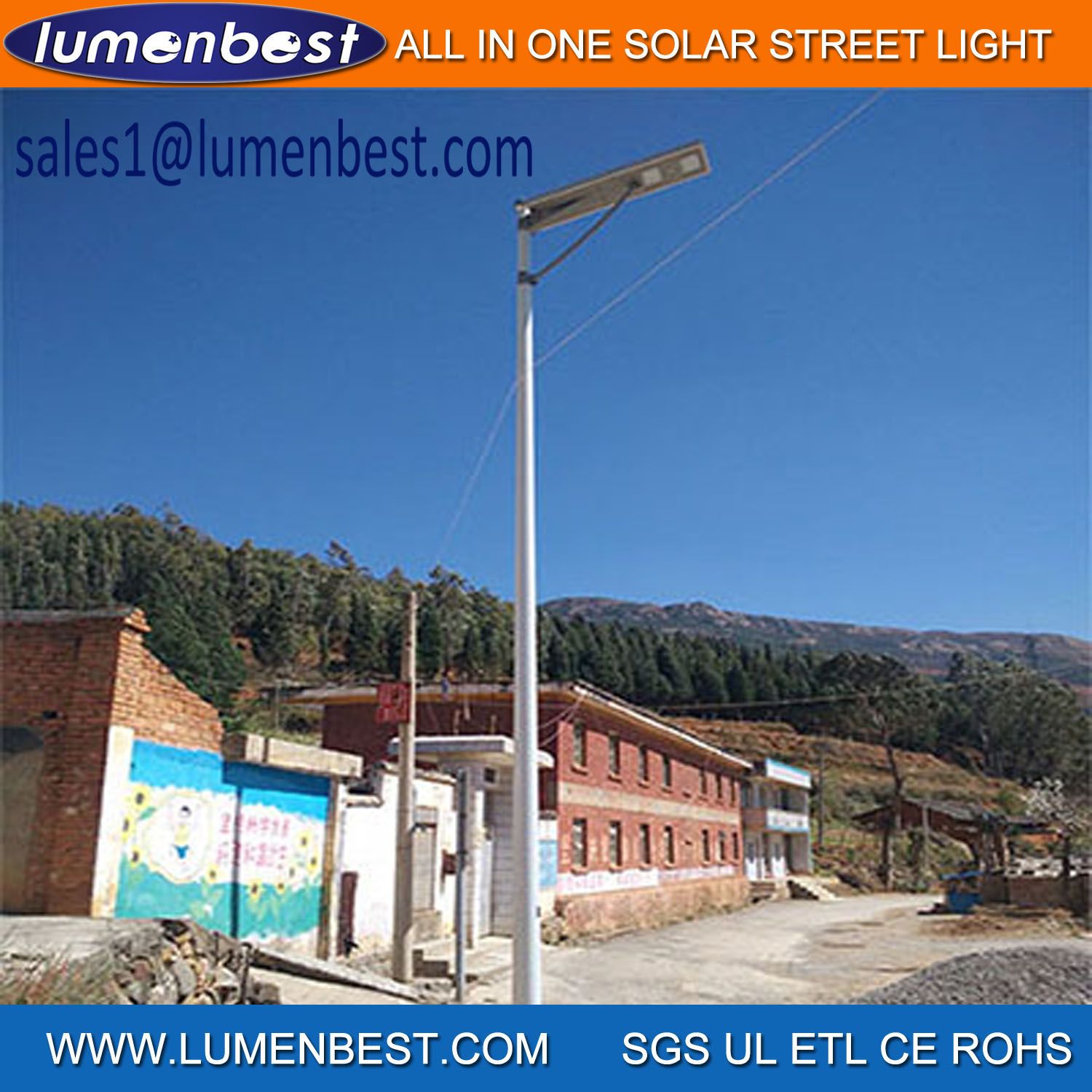 Integrated Solar Garden Lights, Solar LED Lighting